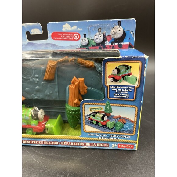 2015 Thomas & Friends Take-n-Play Lake Levee Repair Percy & Plow - Picture 3 of 7